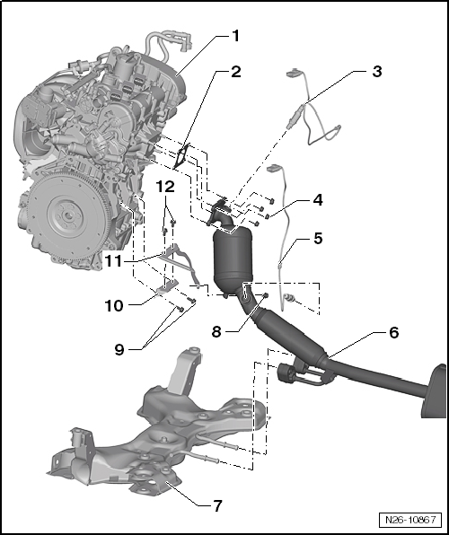 VW UP. 3-Zyl. Einspritzmotor, Zahnriemenantrieb (4-Ventiler)