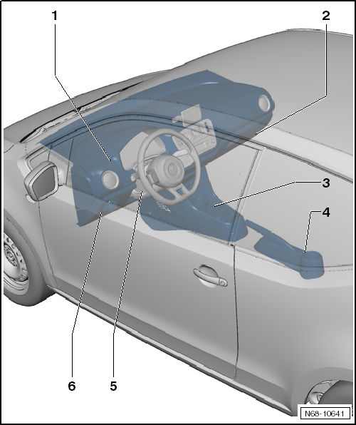 VW UP. Karosserie-Montagearbeiten Innen