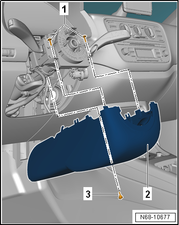 VW UP. Karosserie-Montagearbeiten Innen