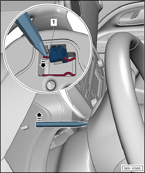 VW UP. Karosserie-Montagearbeiten Innen