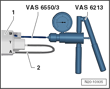 VW UP. Kraftstoffversorgung - Benzinmotoren