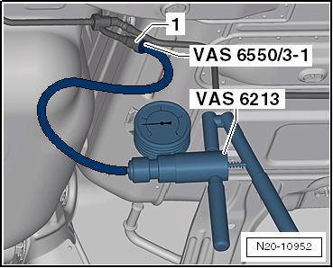 VW UP. Kraftstoffversorgung - Benzinmotoren