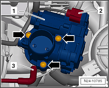 VW UP. Kraftstoffversorgung - Benzinmotoren