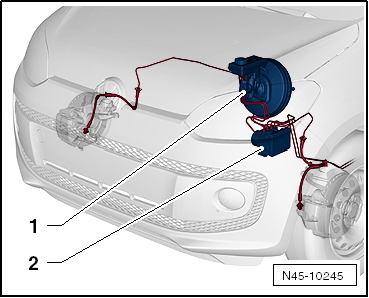VW UP. Bremsanlagen