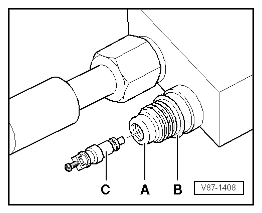 VW UP. Klimaanlage mit Kältemittel R134a