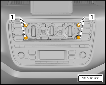 VW UP. Heizung, Klimaanlage