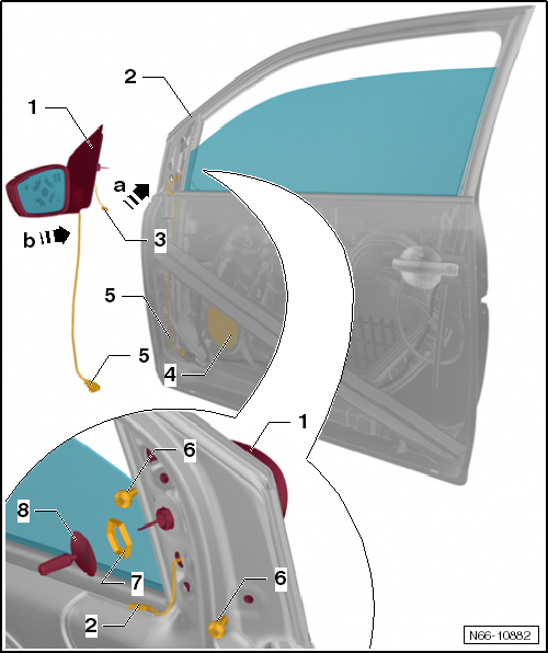 VW UP. Karosserie-Montagearbeiten Außen