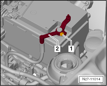 Volkswagen Up! Reparaturanleitung :: Batterie :: Anlasser, Stromversorgung,  GRA