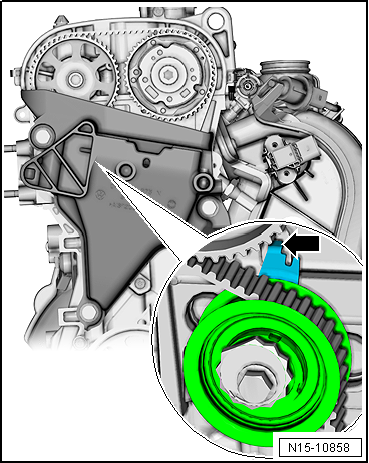 VW UP. 3-Zyl. Einspritzmotor, Zahnriemenantrieb (4-Ventiler)