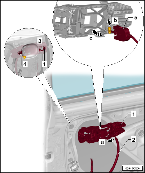 VW UP. Karosserie-Montagearbeiten Außen