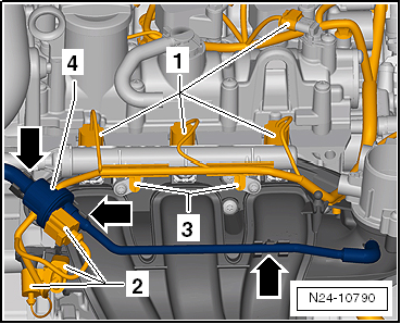 VW UP. 3-Zyl. Einspritzmotor, Zahnriemenantrieb (4-Ventiler)