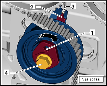 VW UP. 3-Zyl. Einspritzmotor, Zahnriemenantrieb (4-Ventiler)