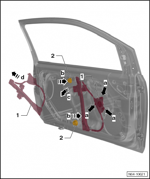 VW UP. Karosserie-Montagearbeiten Außen