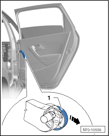 VW UP. Karosserie-Montagearbeiten Außen