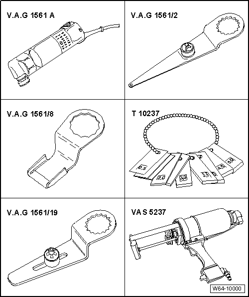 VW UP. Karosserie-Montagearbeiten Außen