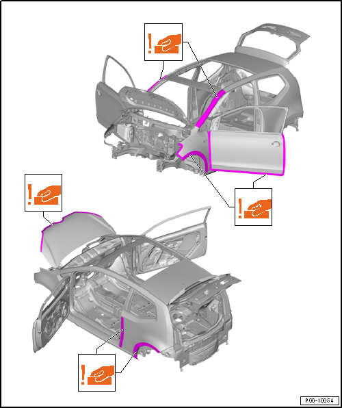 VW UP. Fahrzeugspezifische Informationen Lack