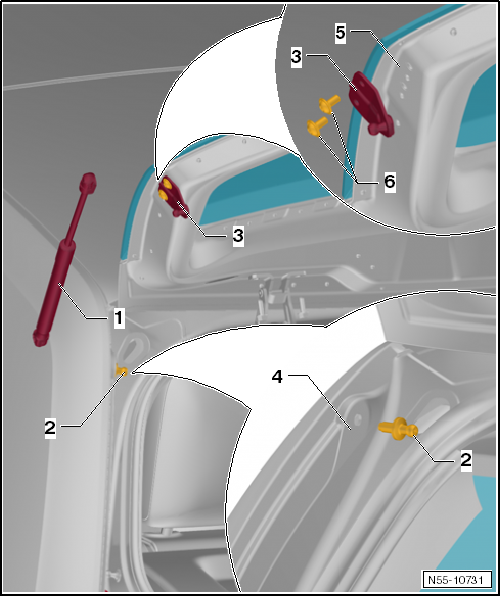 VW UP. Karosserie-Montagearbeiten Außen