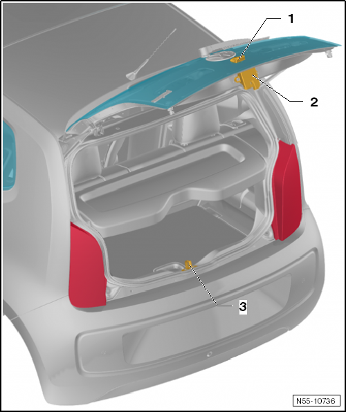 VW UP. Karosserie-Montagearbeiten Außen