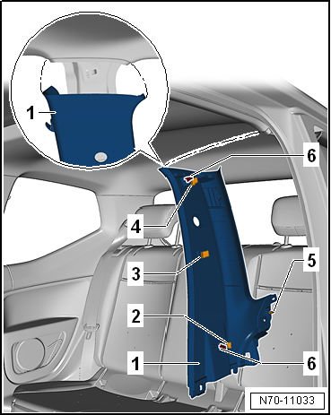 VW UP. Karosserie-Montagearbeiten Innen