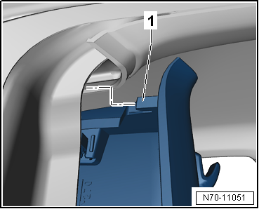 VW UP. Karosserie-Montagearbeiten Innen