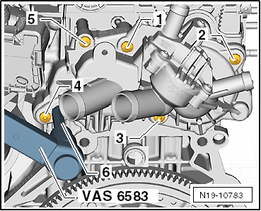 VW UP. 3-Zyl. Einspritzmotor, Zahnriemenantrieb (4-Ventiler)