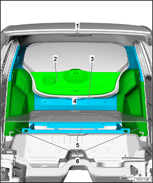 VW UP. Karosserie-Montagearbeiten Innen