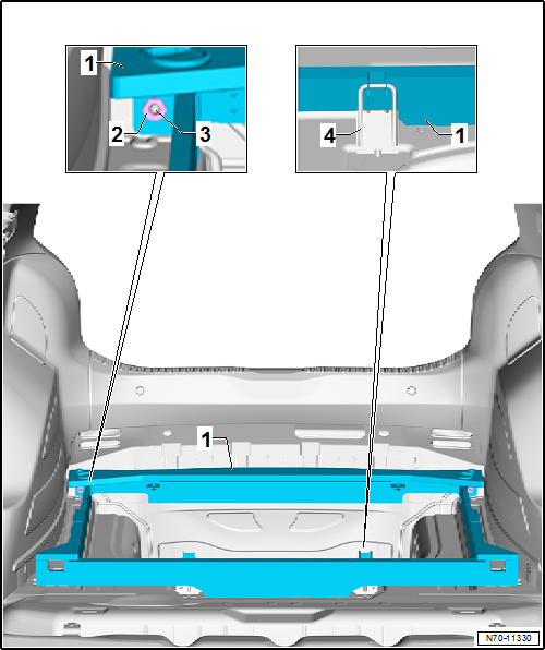 VW UP. Karosserie-Montagearbeiten Innen