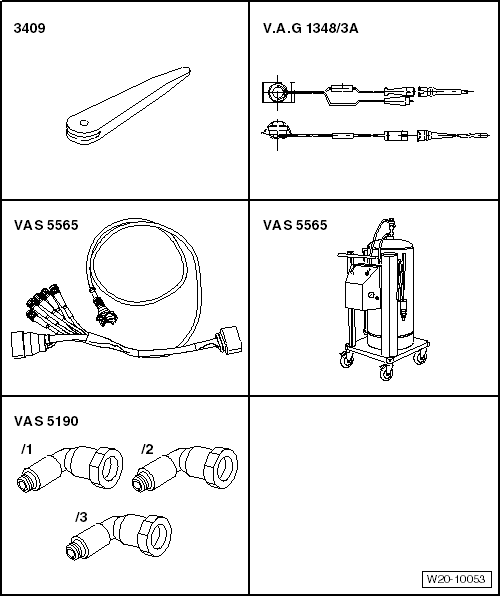 VW UP. Kraftstoffversorgung - Benzinmotoren