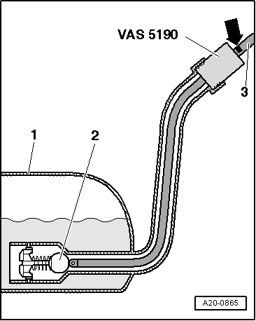 VW UP. Kraftstoffversorgung - Benzinmotoren