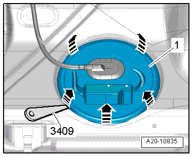 VW UP. Kraftstoffversorgung - Benzinmotoren