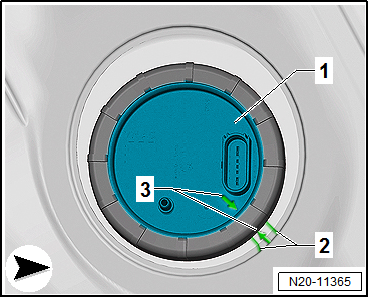 VW UP. Kraftstoffversorgung - Benzinmotoren