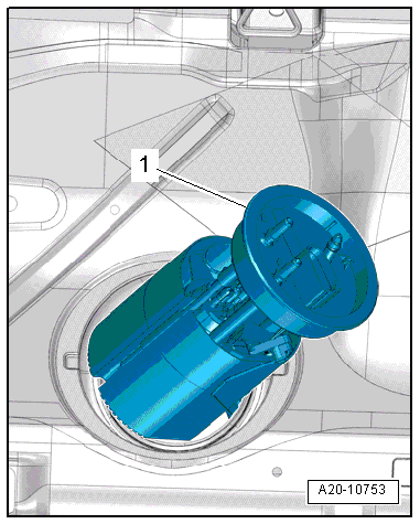 VW UP. Kraftstoffversorgung - Benzinmotoren