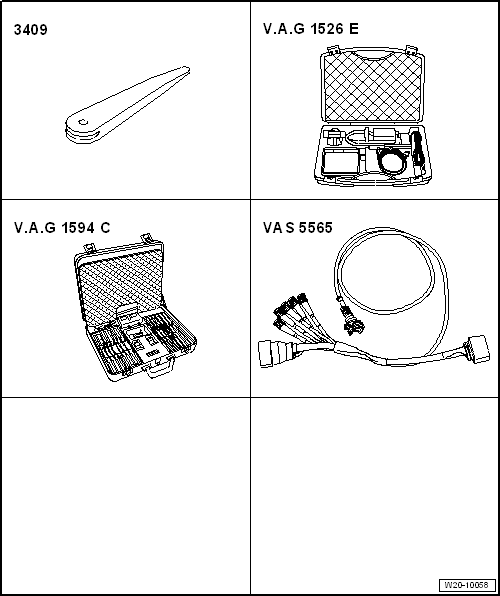 VW UP. Kraftstoffversorgung - Benzinmotoren