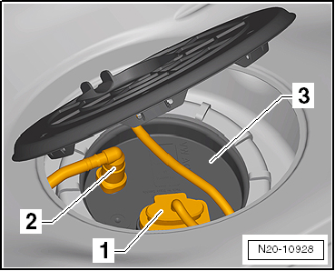 VW UP. Kraftstoffversorgung - Benzinmotoren