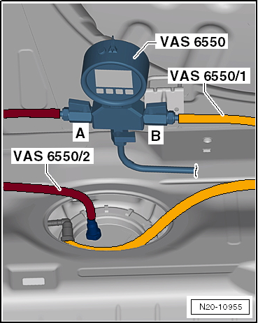 VW UP. Kraftstoffversorgung - Benzinmotoren