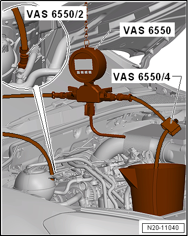 VW UP. Kraftstoffversorgung - Benzinmotoren