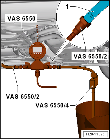 VW UP. Kraftstoffversorgung - Benzinmotoren