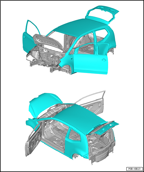 VW UP. Fahrzeugspezifische Informationen Lack