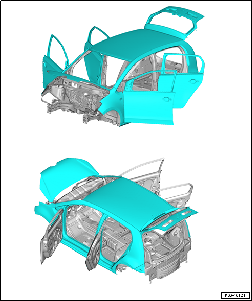 VW UP. Fahrzeugspezifische Informationen Lack