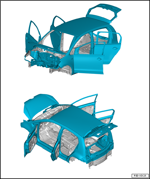 VW UP. Fahrzeugspezifische Informationen Lack