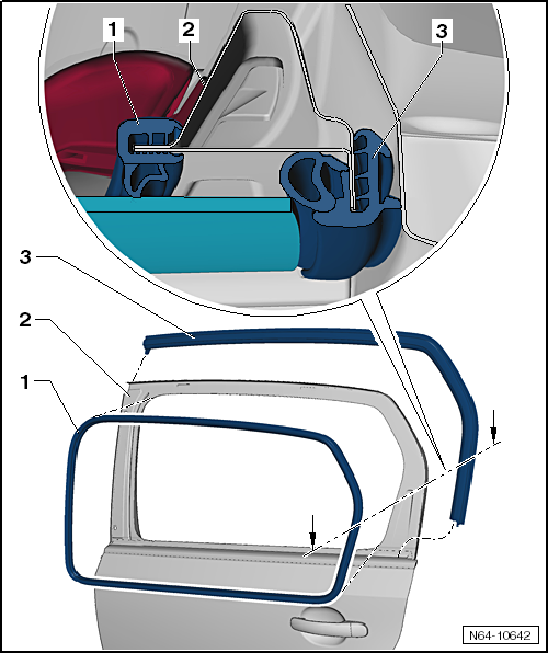 VW UP. Karosserie-Montagearbeiten Außen