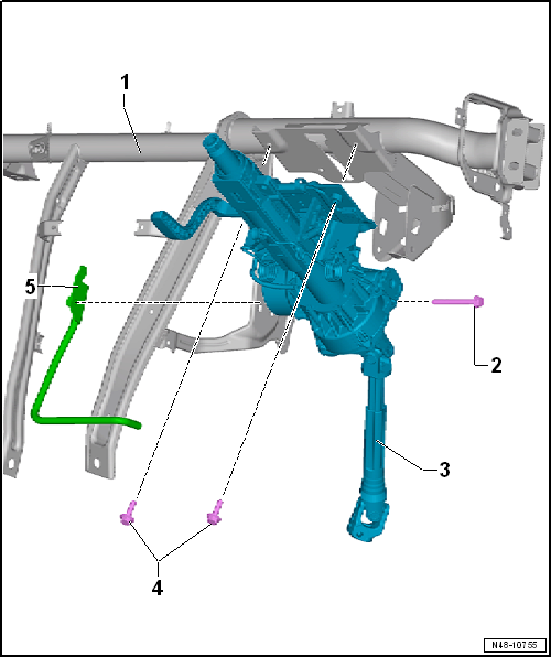 VW UP. Fahrwerk, Achsen, Lenkung