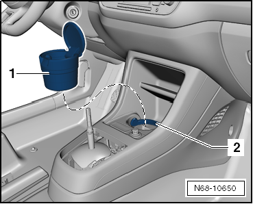 Volkswagen Up! Reparaturanleitung :: Mittelkonsole :: Innenausstattung