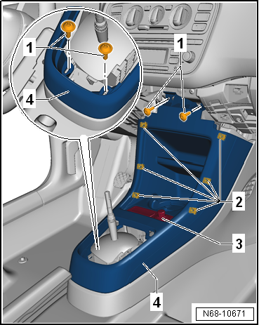 VW UP. Karosserie-Montagearbeiten Innen