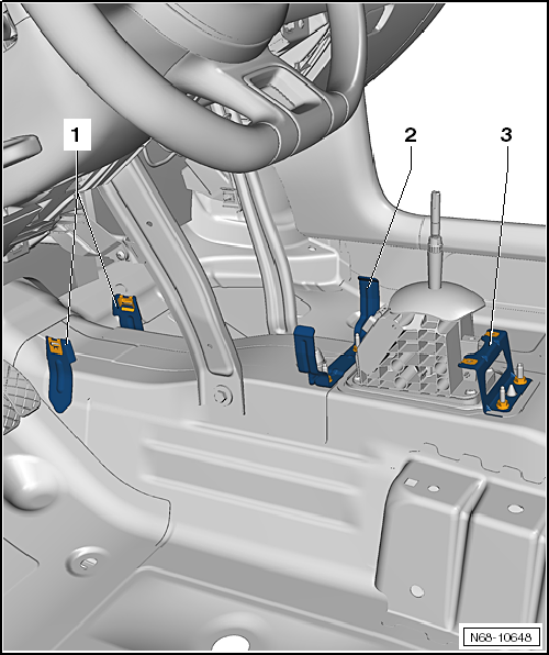 VW UP. Karosserie-Montagearbeiten Innen