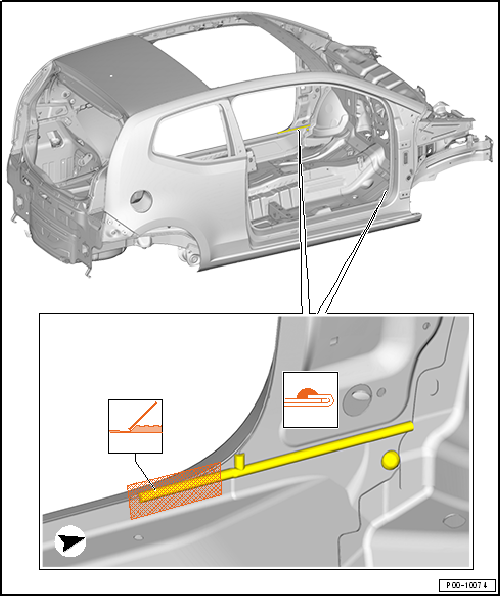 VW UP. Fahrzeugspezifische Informationen Lack