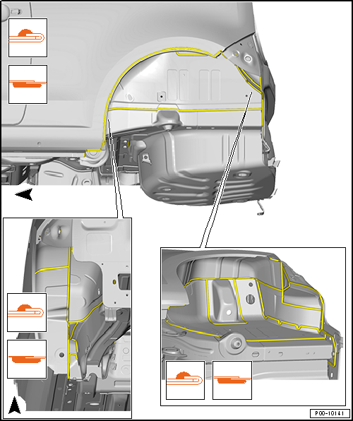 VW UP. Fahrzeugspezifische Informationen Lack