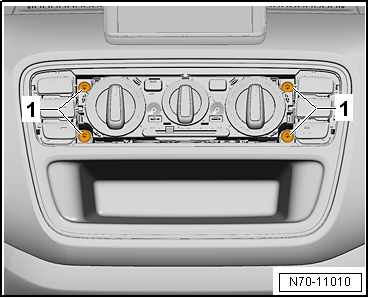 VW UP. Karosserie-Montagearbeiten Innen