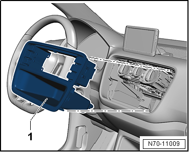 VW UP. Karosserie-Montagearbeiten Innen