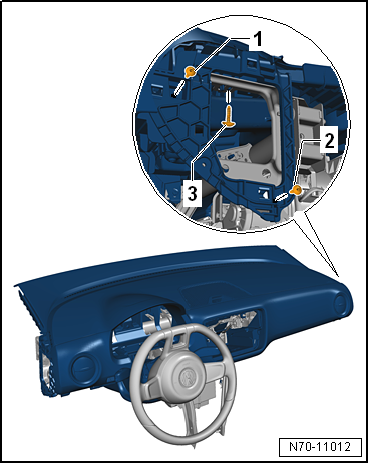 VW UP. Karosserie-Montagearbeiten Innen